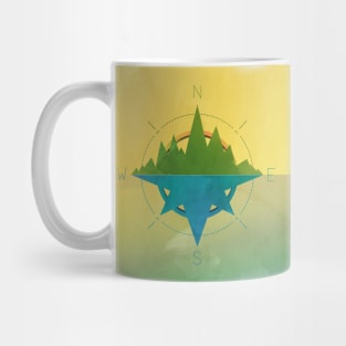 Take The Compass And Go On An Adventure Poster V Mug